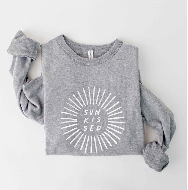 Grey Sunkissed Crewneck