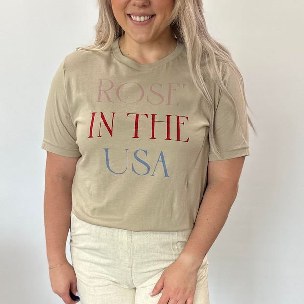 Rose in the USA Tee