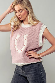 Pink Horseshoe Vest